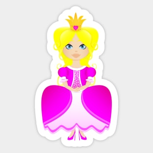 Carttoon princess Sticker